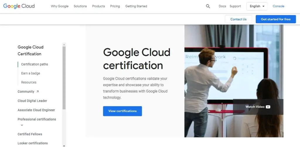 Cloud Computing Certification by Google Cloud