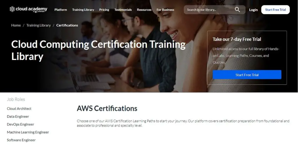 Cloud Academy how to get certified in cloud computing