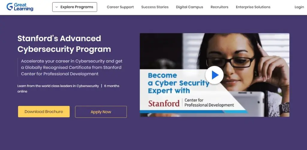 Cyber Security Certification Course by Great Learning